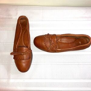 Vintage 1990s Dexter Leather Kiltie Moccasins